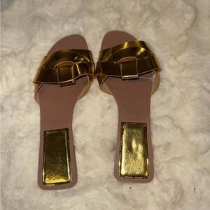 Elegant Gold Women's Sandals comfortable & elegant